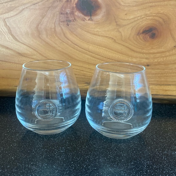 Juliska Other - Augusta National Golf Club Juliska Stemless Red Wine Glasses New in Box Set of 2